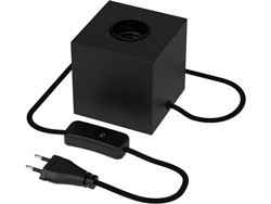 Tafellamp blok vierkant zwart 