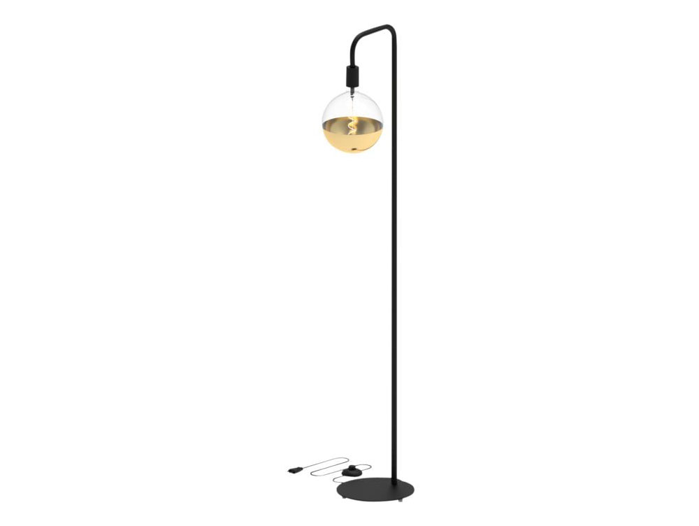 Vloerlamp U-line zwart