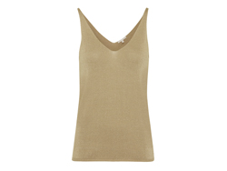 V-neck singlet dark sand